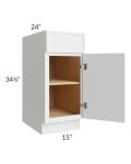 Township White 15" Base Cabinet