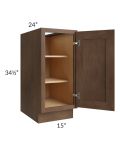 Gramercy Coffee 15" Full Height Door Base Cabinet