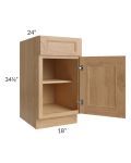 Tuscan Timber 18" Base Cabinet