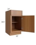 Portland Walnut 18" Base Cabinet