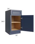 Bayville Blue 18" Base Cabinet