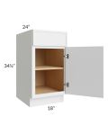 Township White 18" Base Cabinet