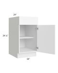 Venetian White Matte 18"  Base Cabinet