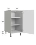 Milan White Matte 18" Full Height Door Base Cabinet
