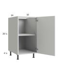 Harbor White 18" Full Height Door Base Cabinet