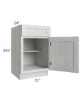 Heather Grey Shaker 21" Base Cabinet