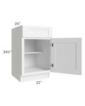 Aspen White Shaker 21" Base Cabinet