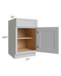 Tuscan Painted Grey 21" Base Cabinet