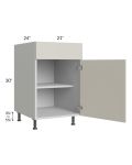 Milan Beige Matte 21" Base Cabinet