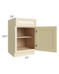 Phoenix Cream Glaze 21" Base Cabinet