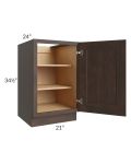 Tuscan Kona Brown 21" Full Height Door Base Cabinet