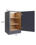 Vienna Indigo 21" Full Height Door Base Cabinet