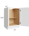 Brilliant White Shaker 21" Full Height Door Base Cabinet
SW-B21FH-Assembled