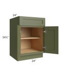 Midtown Hunter Green Shaker 24" Base Cabinet