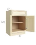 Phoenix Cream Glaze 24" Base Cabinet