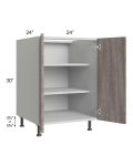 Milan Hazel 24" Full Height Door Base Cabinet