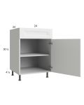Harbor White 24" Base Cabinet with 1 door