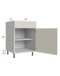 Milan Beige Matte 24" Base Cabinet (1 door)