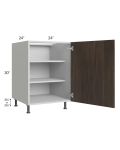 Milan Cafe 24" Full Height Door Base Cabinet (1 door)