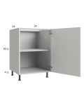 Harbor White 24" Full Height Door Base Cabinet with 1 door