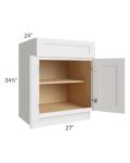 Midtown Cloud Shaker 27" Base Cabinet