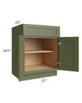 Midtown Hunter Green Shaker 27" Base Cabinet