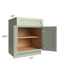 Midtown Pistachio Green Shaker 27" Base Cabinet