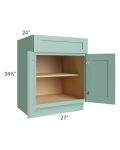 Midtown Mint Green Shaker 27" Base Cabinet