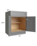 Stratton Dark Grey Shaker 27" Base Cabinet 