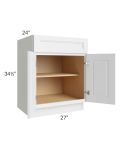 Charlotte White 27" Base Cabinet