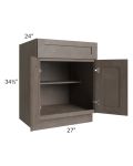 Natural Grey Shaker 27" Base Cabinet