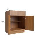 Portland Walnut 27" Base Cabinet