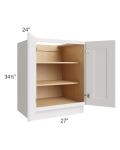 Tuscan Cloud 27" Full Height Door Base Cabinet
