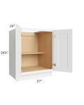 Brilliant White Shaker 27" Full Height Door Base Cabinet
SW-B27FH-Assembled
