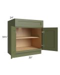 Midtown Hunter Green Shaker 30" Base Cabinet