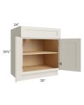 Asheville Cloud Shaker 30" Base Cabinet 