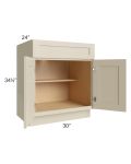 Stratton Khaki Shaker 30" Base Cabinet 