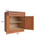 Lexington Cinnamon Glaze 30" Base Cabinet