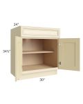 Phoenix Cream Glaze 30" Base Cabinet