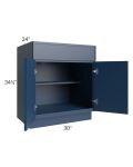 Portland Navy Blue 30" Base Cabinet