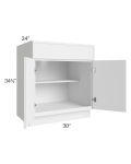 Portland White 30" Base Cabinet