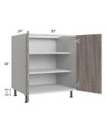 Milan Hazel 30" Full Height Door Base Cabinet