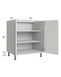 Milan Cream 30" Full Height Door Base Cabinet