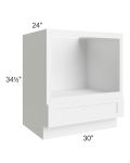 Aspen White Shaker 30" Microwave Base Cabinet