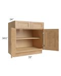 Tuscan Timber 33" Base Cabinet
