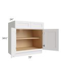 Midtown Cloud Shaker 33" Base Cabinet