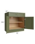 Midtown Hunter Green Shaker 33" Base Cabinet
