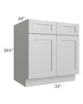 Midtown Painted Grey Shaker 33" Base Cabinet