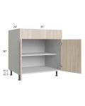 Milan Natural 33" Base Cabinet