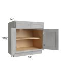 Gramercy Grey Mist 33" Base Cabinet